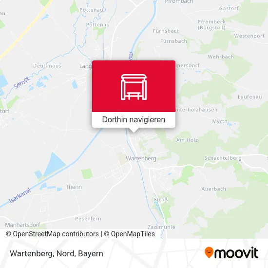 Wartenberg, Nord Karte