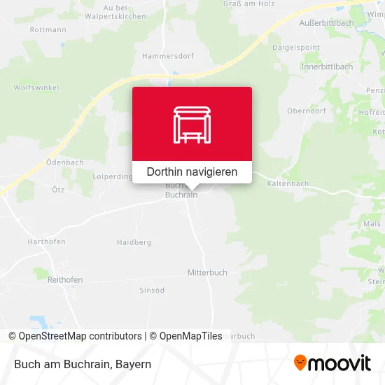 Buch am Buchrain Karte