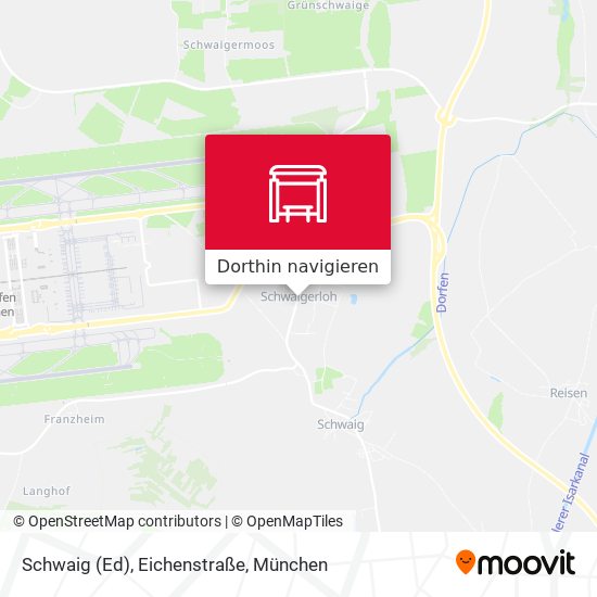 Schwaig (Ed), Eichenstraße Karte
