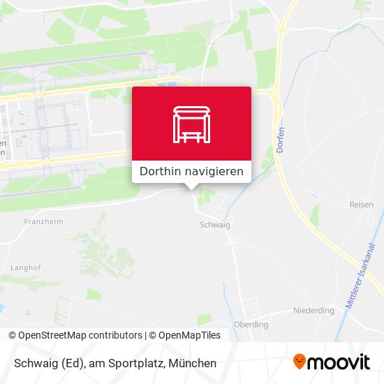 Schwaig (Ed), am Sportplatz Karte
