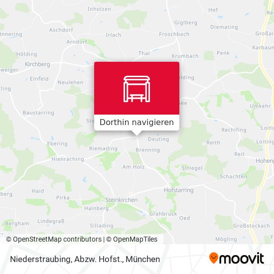 Niederstraubing, Abzw. Hofst. Karte