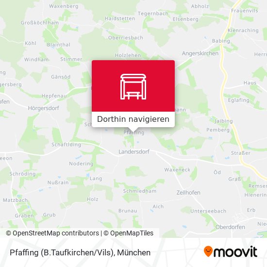 Pfaffing (B.Taufkirchen/Vils) Karte