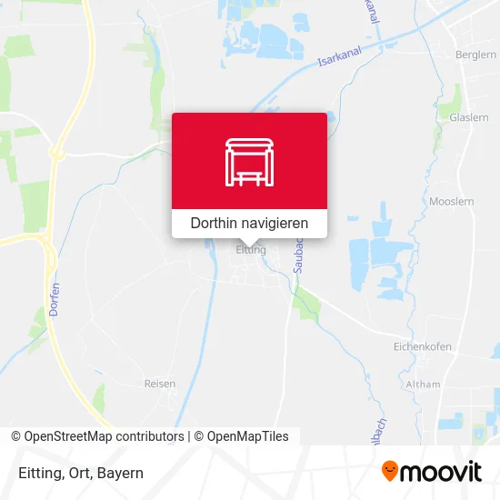 Eitting, Ort Karte