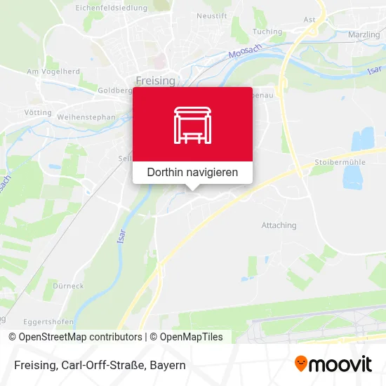 Freising, Carl-Orff-Straße Karte