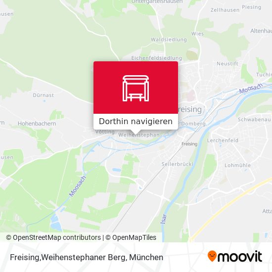 Freising,Weihenstephaner Berg Karte