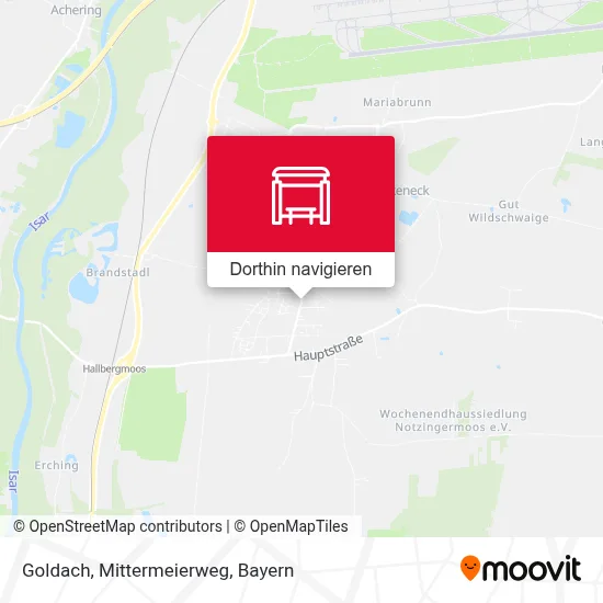 Goldach, Mittermeierweg Karte
