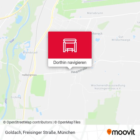 Goldach, Freisinger Straße Karte