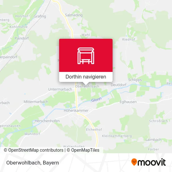 Oberwohlbach Karte