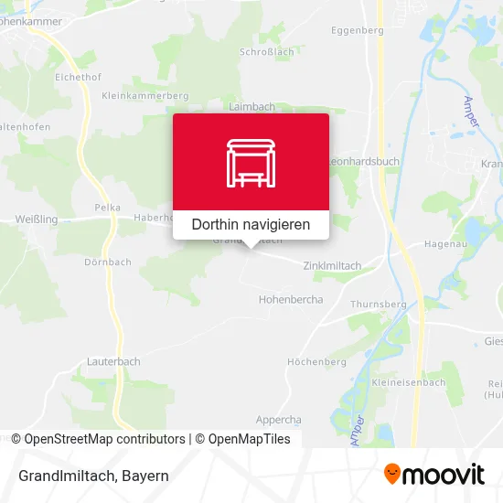 Grandlmiltach Karte