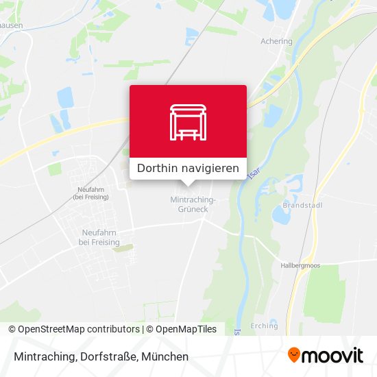 Mintraching, Dorfstraße Karte