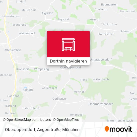 Oberappersdorf, Angerstraße Karte