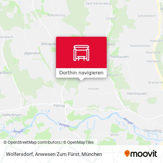 Wolfersdorf, Anwesen Zum Fürst Karte