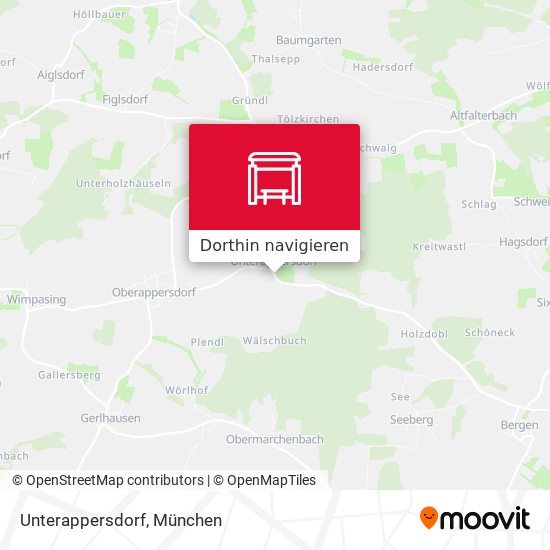 Unterappersdorf Karte