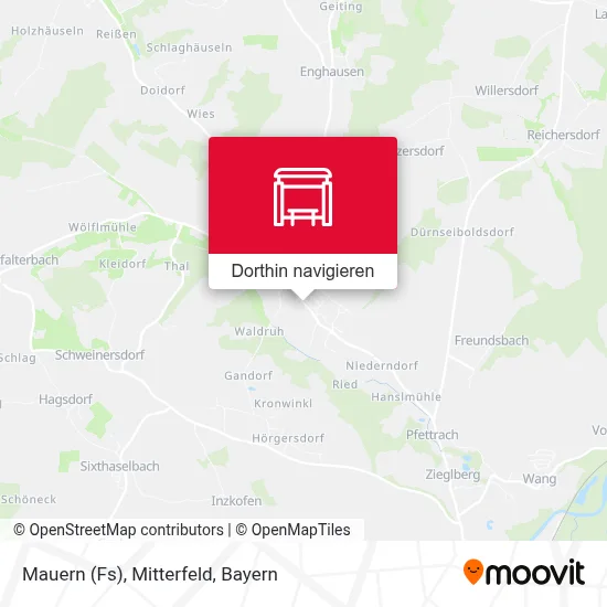 Mauern (Fs), Mitterfeld Karte