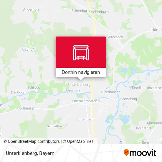 Unterkienberg Karte