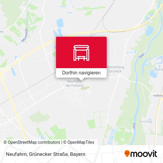 Neufahrn, Grünecker Straße Karte