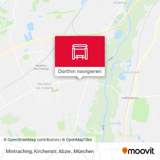 Mintraching, Kirchenstr, Abzw. Karte