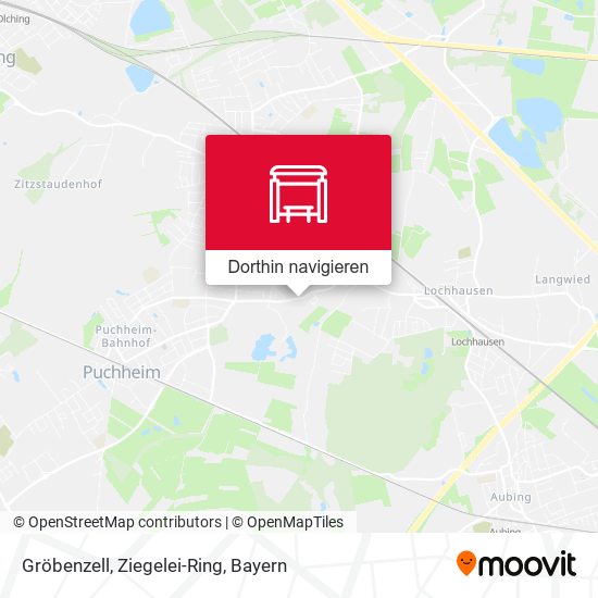 Gröbenzell, Ziegelei-Ring Karte