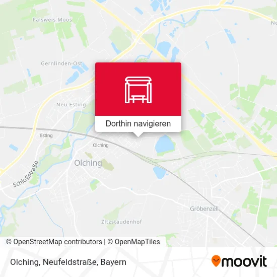 Olching, Neufeldstraße Karte