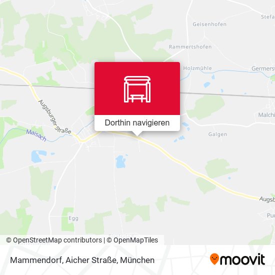 Mammendorf, Aicher Straße Karte