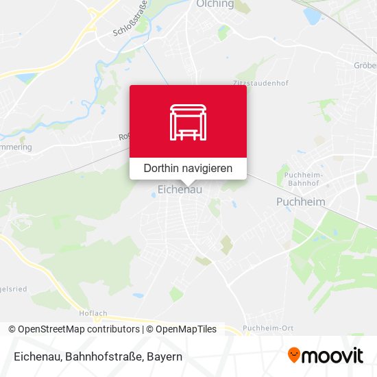 Eichenau, Bahnhofstraße Karte