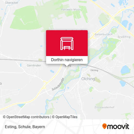Esting, Schule Karte