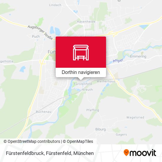 Fürstenfeldbruck, Fürstenfeld Karte
