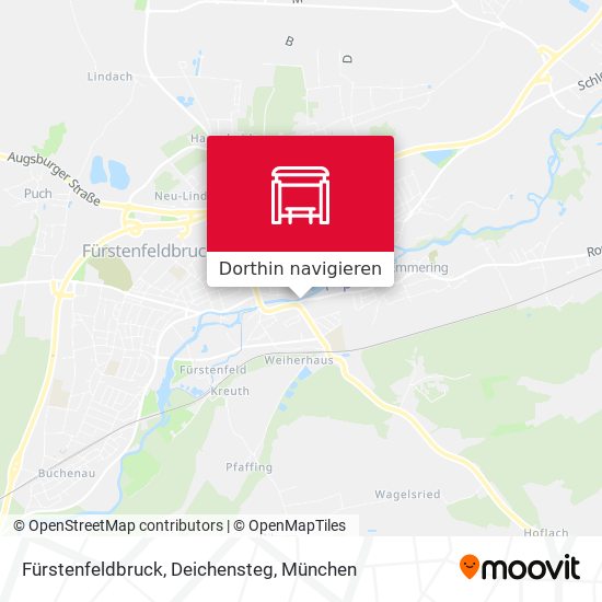 Fürstenfeldbruck, Deichensteg Karte