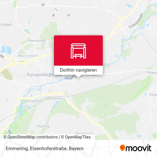 Emmering, Eisenhoferstraße Karte