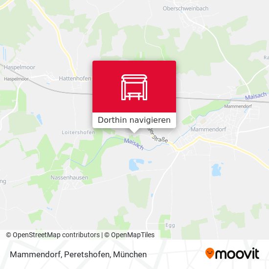 Mammendorf, Peretshofen Karte