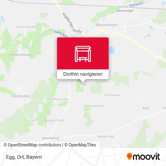 Egg, Ort Karte
