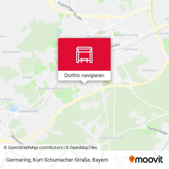 Germering, Kurt-Schumacher-Straße Karte