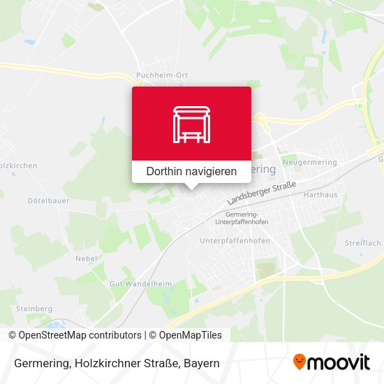 Germering, Holzkirchner Straße Karte