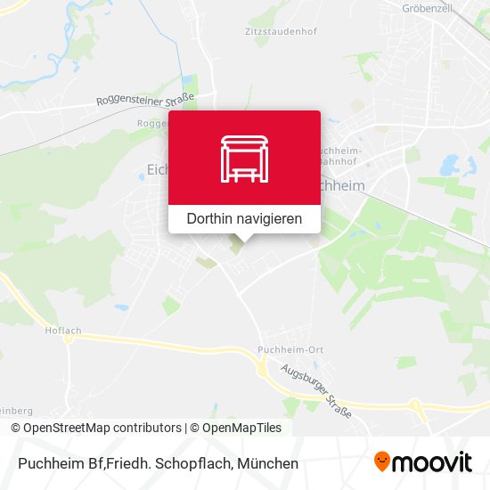 Puchheim Bf,Friedh. Schopflach Karte