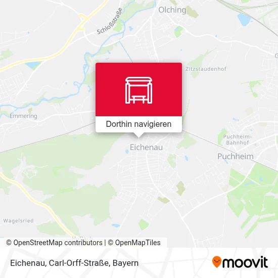 Eichenau, Carl-Orff-Straße Karte