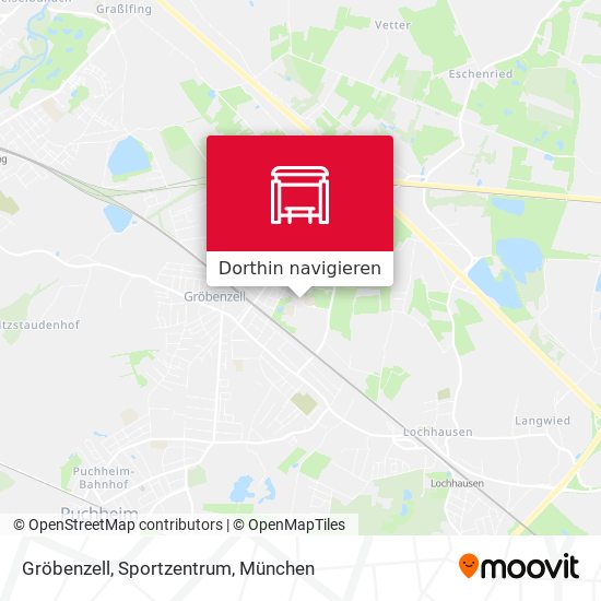 Gröbenzell, Sportzentrum Karte