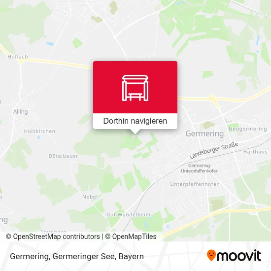 Germering, Germeringer See Karte