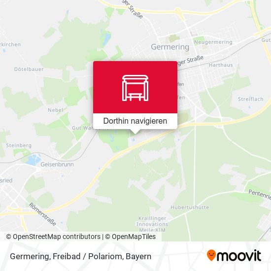 Germering, Freibad / Polariom Karte