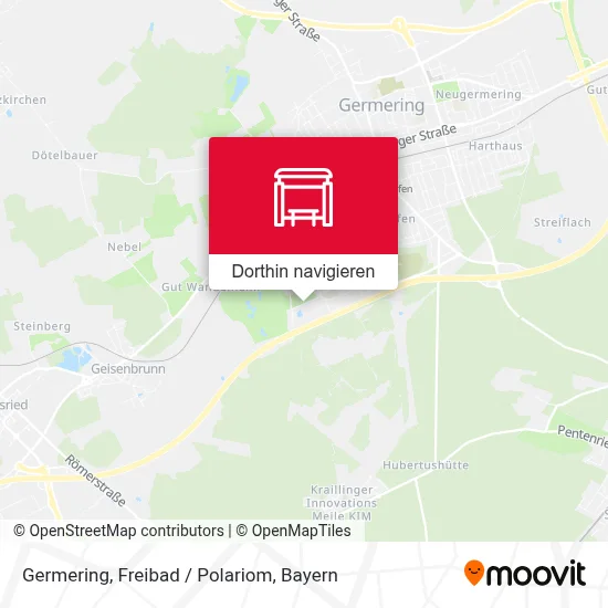 Germering, Freibad / Polariom Karte