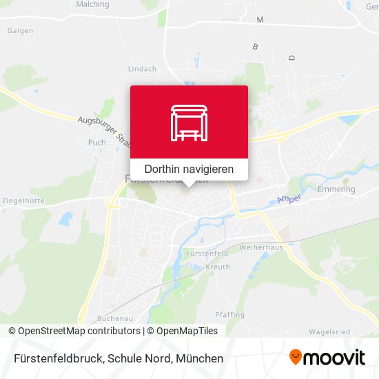 Fürstenfeldbruck, Schule Nord Karte