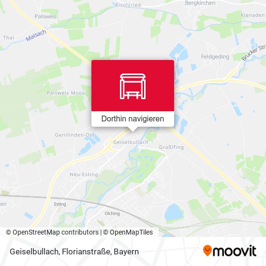 Geiselbullach, Florianstraße Karte