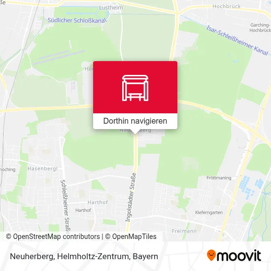 Neuherberg, Helmholtz-Zentrum Karte