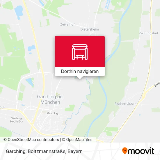 Garching, Boltzmannstraße Karte