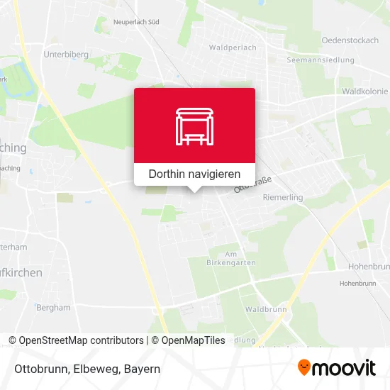 Ottobrunn, Elbeweg Karte