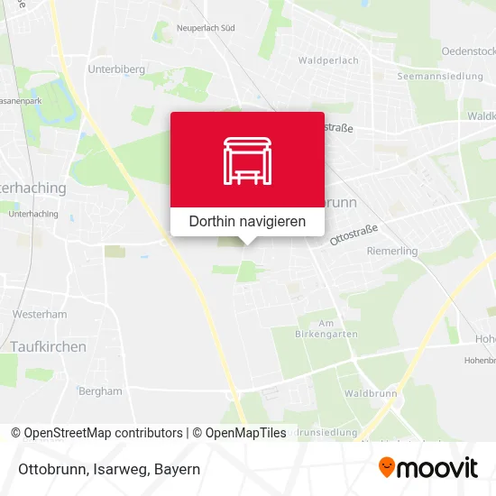 Ottobrunn, Isarweg Karte