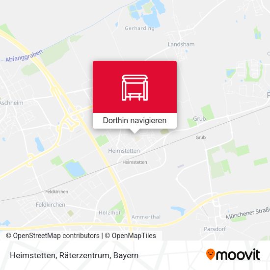 Heimstetten, Räterzentrum Karte
