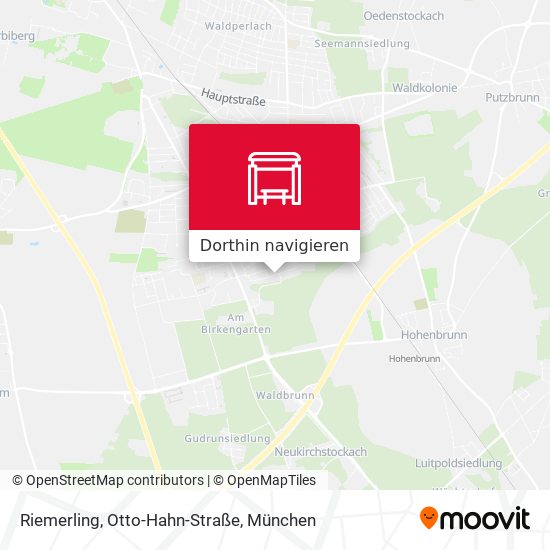 Riemerling, Otto-Hahn-Straße Karte