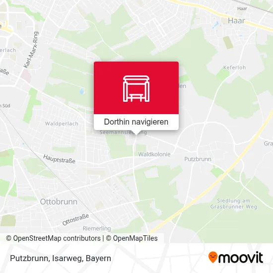 Putzbrunn, Isarweg Karte