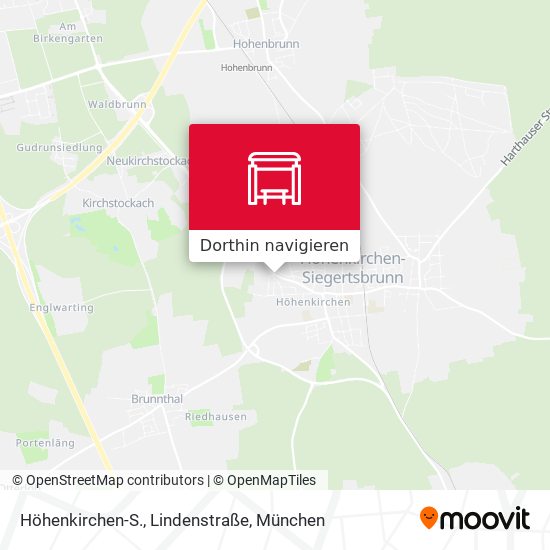 Höhenkirchen-S., Lindenstraße Karte