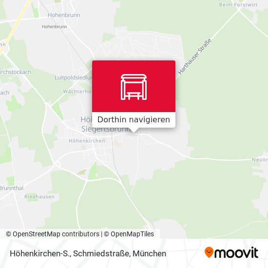 Höhenkirchen-S., Schmiedstraße Karte